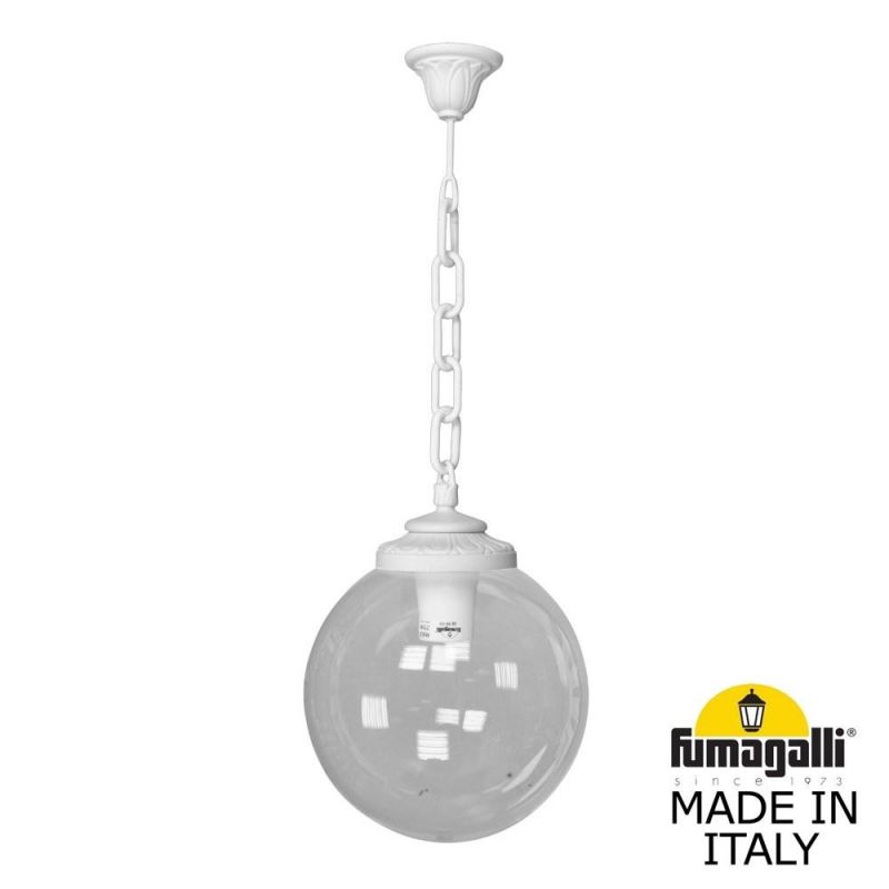 Подвесный фонарь FUMAGALLI GLOBE 300 белый, прозрачный G30.120.000.WXF1R фото 1