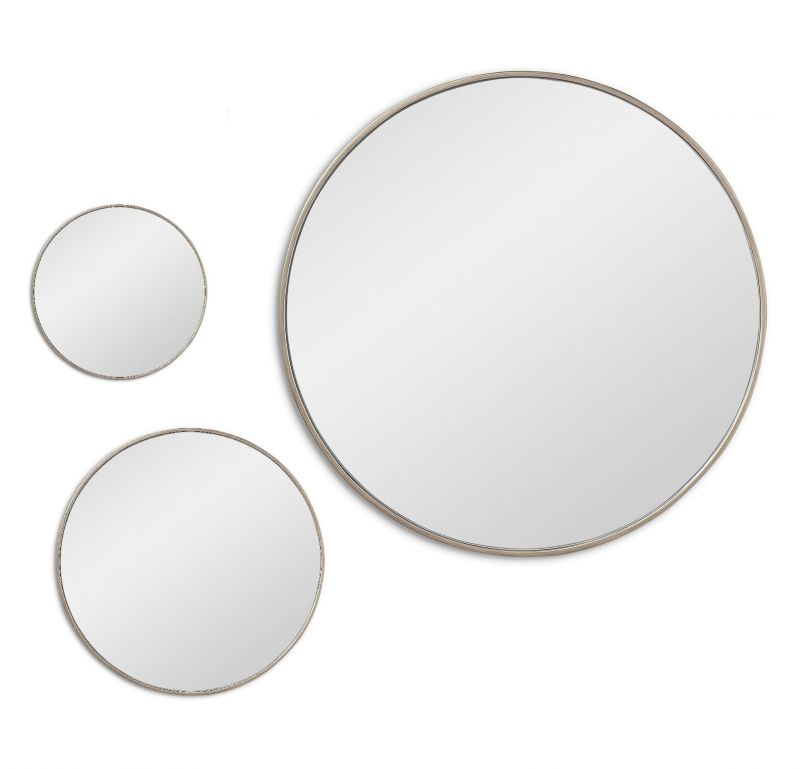 Mars Silver Сет из 3-х зеркал Art Mirror Ø55, Ø30, Ø20 см BD-2826279 фото 1