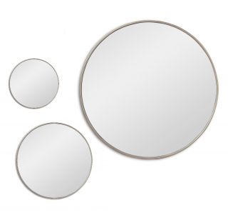 Mars Silver Сет из 3-х зеркал Art Mirror Ø55, Ø30, Ø20 см BD-2826279