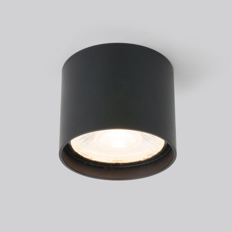 Накладной светодиодный влагозащищенный светильник Elektrostandard Light LED IP54 35132/H черный фото 1