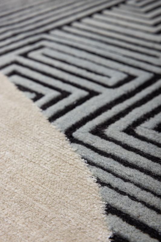 Непальский ковер из эвкалиптового шёлка и шерсти Carpet «KUMO» CLOUD-02 250 x 300 см фото 10
