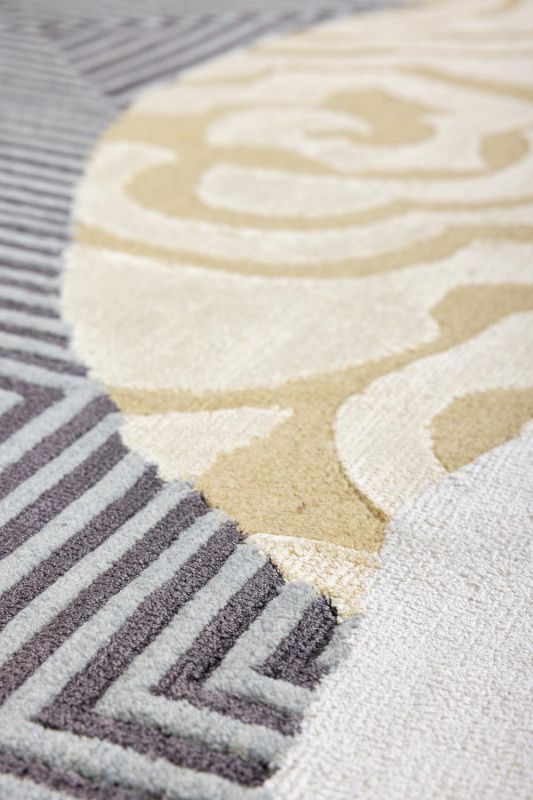 Непальский ковер из эвкалиптового шёлка и шерсти Carpet «KUMO» CLOUD-02 250 x 300 см фото 11