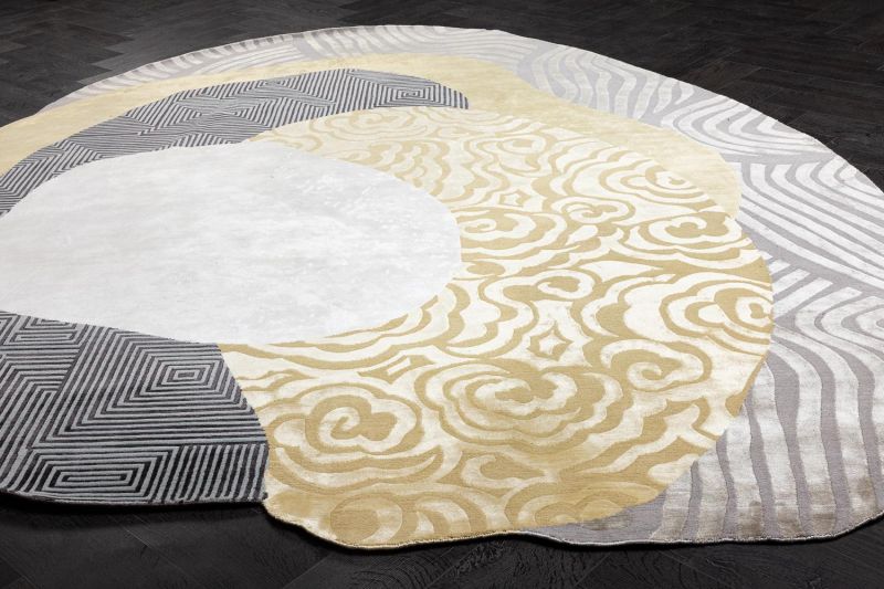 Непальский ковер из эвкалиптового шёлка и шерсти Carpet «KUMO» CLOUD-02 250 x 300 см фото 2