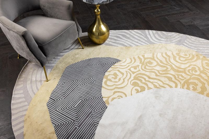 Непальский ковер из эвкалиптового шёлка и шерсти Carpet «KUMO» CLOUD-02 250 x 300 см фото 6