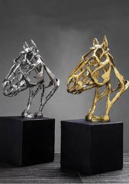 Статуэтка Sotogrande Horse decor golden BD-3049014 фото 2