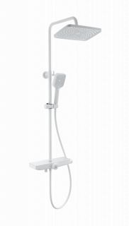 Душевая стойка с термостатом WONZON & WOGHAND WW-B3098-A-MW Белый