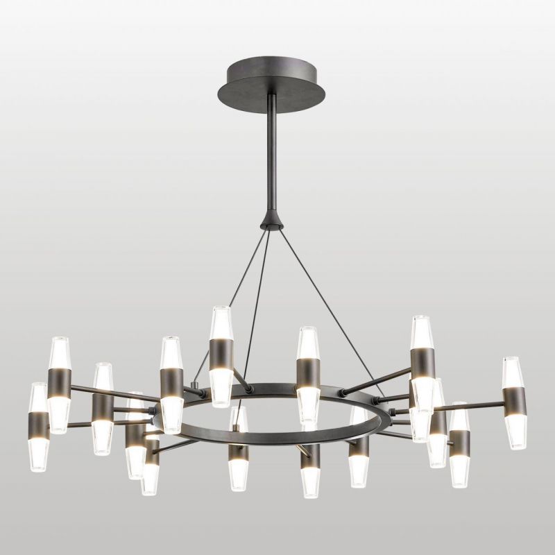 Люстра подвесная Lussole HOPKINS LED 4000К(белый) 96W LSP-7407 фото 1