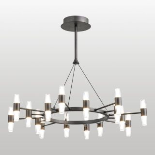 Люстра подвесная Lussole HOPKINS LED 4000К(белый) 96W LSP-7407