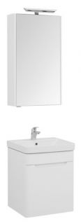 Мебель для ванной для ванной Aquanet София 50 203644, белый Тумба+раковина+зеркало