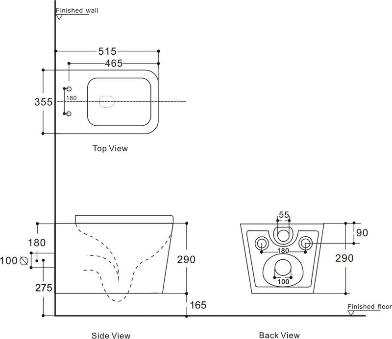 Унитаз подвесной Aquanet Tavr 00243545