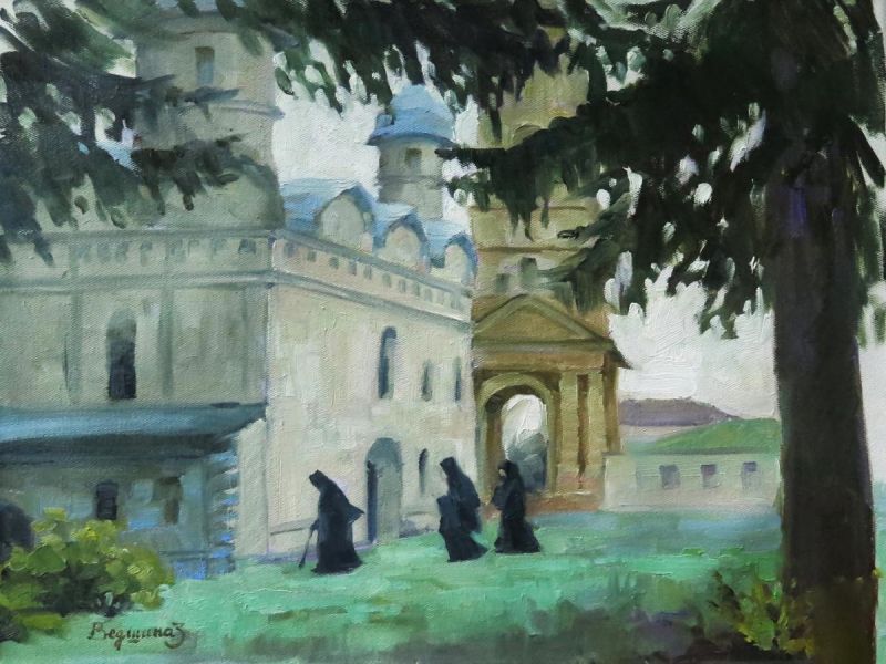 Картина "Суздаль. Ризоположенский монастырь" Ведешина Зинаида