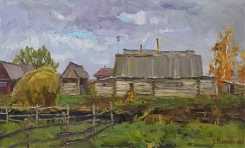Картина "Осень. Старые дворы" Вилкова Елена фото 1
