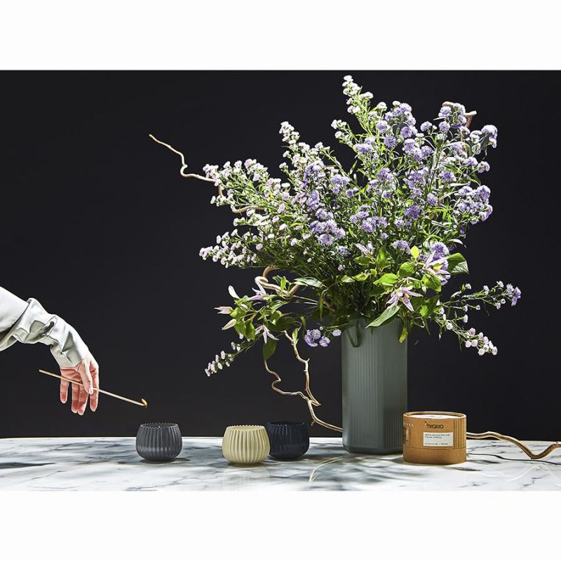 Свеча ароматическая lemon, mandarin & neroli из коллекции edge, бежевый, 30 ч Tkano BD-3043149 фото 12