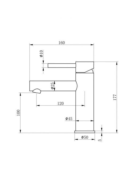 Смеситель для раковины WONZON & WOGHAND WW-H9089-BS Никель фото 2