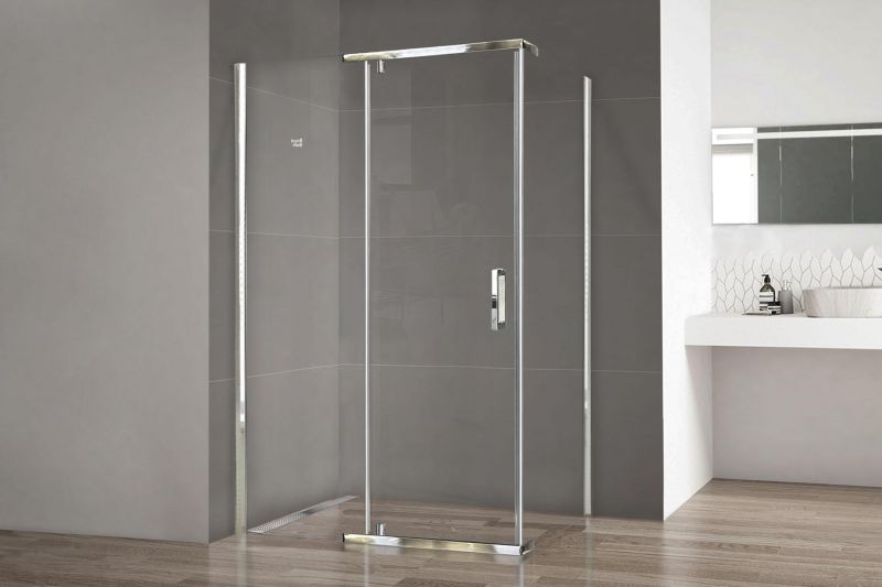 Душевой уголок Royal Bath HPVD RBHPVD-T-CH 80 профиль хром, стекло прозрачное фото 1