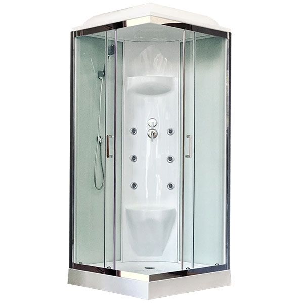 Душевая кабина Royal Bath RB80HP7-WT-CH 80x80 фото 8