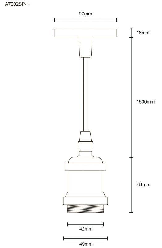 Подвес Arte Lamp ELECTRA A7002SP-1AB фото 4
