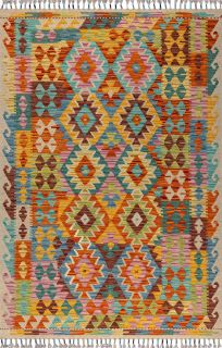 Пакистанский ковер из шерсти Carpet «KILIM» 23-72 128 x 191 см