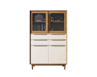 Буфет Этажерка "Bruni white" большой коричневый BD-3090898