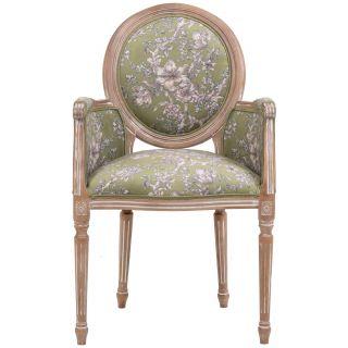 Кресло (стул со сплошными подлокотниками) ByObject Эстер green BD-3143331