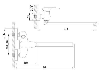 Смеситель Lemark Status LM4417C