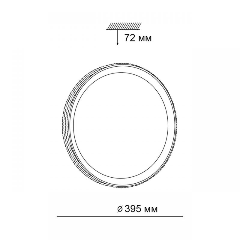 Настенно-потолочный светильник Sonex SHINY PALE LED 48W 3000-6000K IP43 3049/DL фото 5