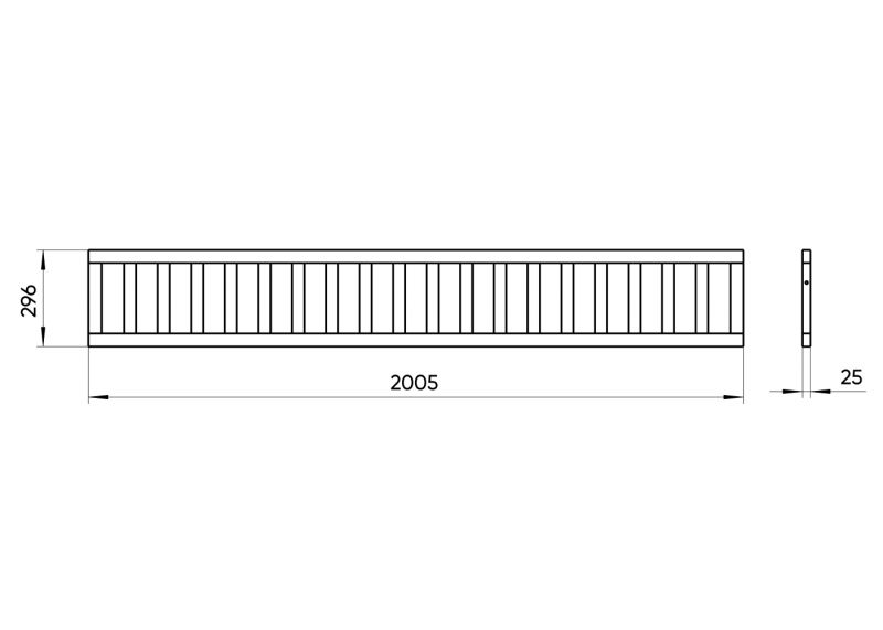 Защитный бортик Ellipsefurniture Elit soft 200 см (натуральный) ET010103010104 фото 2