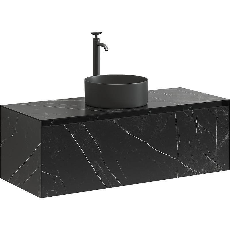 Тумба для раковины Sancos Stone ST120NM 120 см, nero Marquina фото 1