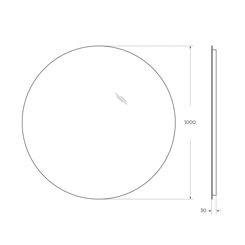 Зеркало BelBagno SPC-INT-1000-LED