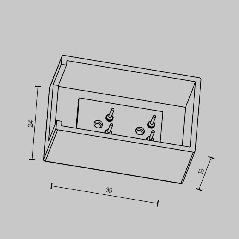 Заглушка для шинопровода Maytoni Accessories for tracks Elasity TRA160EC-1B