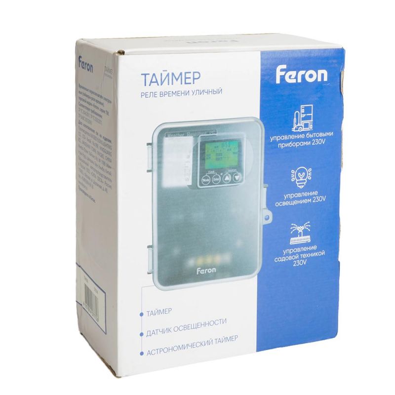 Таймер Feron (реле времени) Feron TM100 9200W однозонный 51514 фото 9