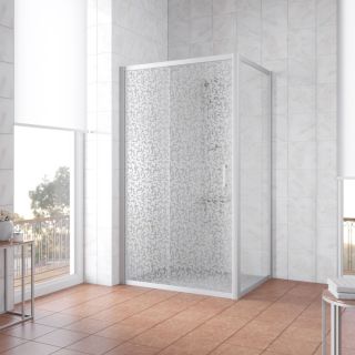 Душевой уголок Vegas Glass ZP+ZPV 150х70 07 R03, профиль хром, стекло с узором
