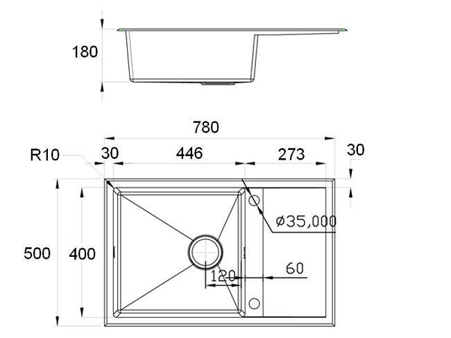 Кухонная мойка Zorg Steel Hammer SH R 7850 фото 3