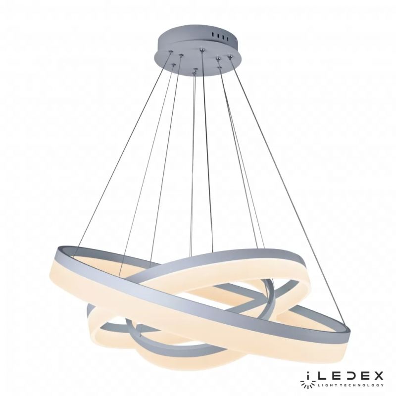 Подвесная люстра iLedex Around LED D0301-3 (400x600x800) WH фото 1