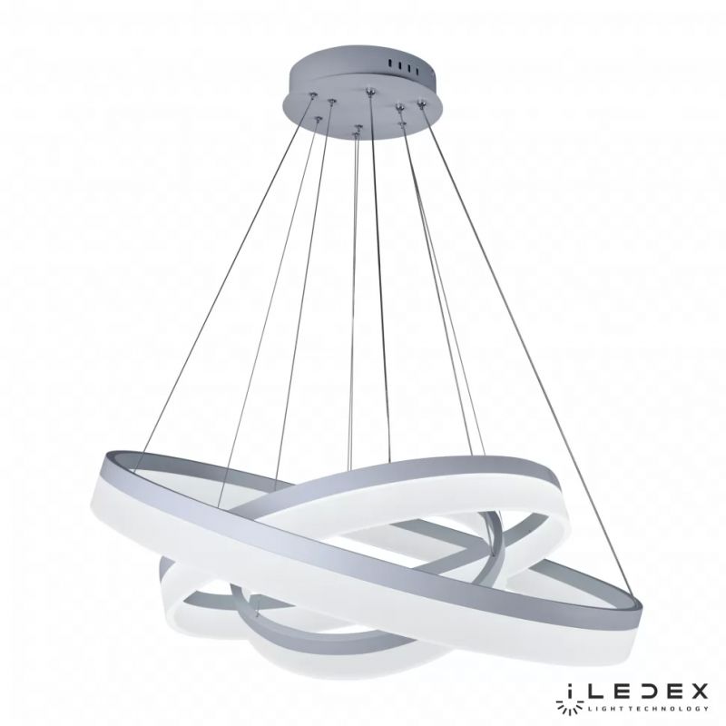 Подвесная люстра iLedex Around LED D0301-3 (400x600x800) WH фото 5