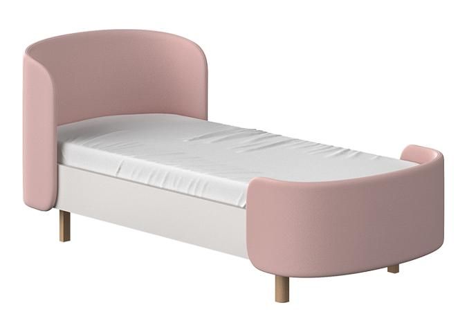 Кровать подростковая Ellipsefurniture KIDI Soft размер М (розовый) KD010113020101 фото 1