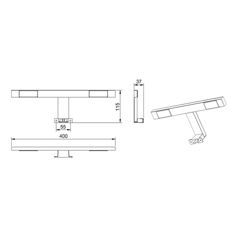 Светильник Lemark UNIVERSAL LM40SV, 40 см