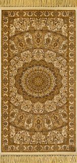 Бельгийский ковер из вискозы Carpet «ESMERALDA» 2M024-IVR-GLD 240 x 340 см