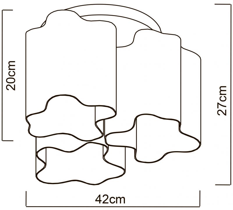 Светильник потолочный Arte Lamp Serenata A3459PL-3AB