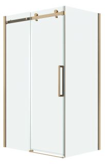 Душевой уголок Grossman Classic 120.K33.04.1680.32.00, 160х80 см, профиль золото сатин, стекло прозрачное