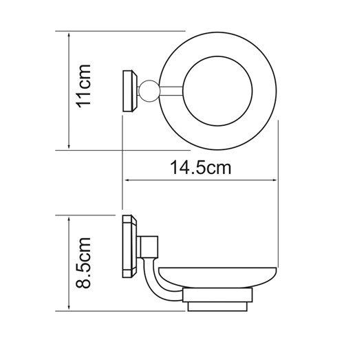 Мыльница WasserKRAFT Oder K-3029