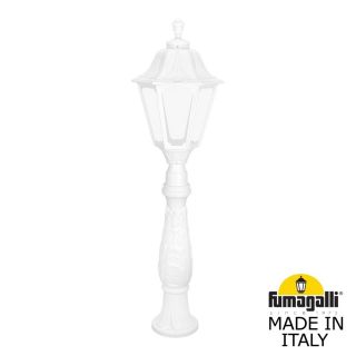Садовый светильник-столбик Fumagalli NOEMI белый, прозрачный E35.162.000.WXH27
