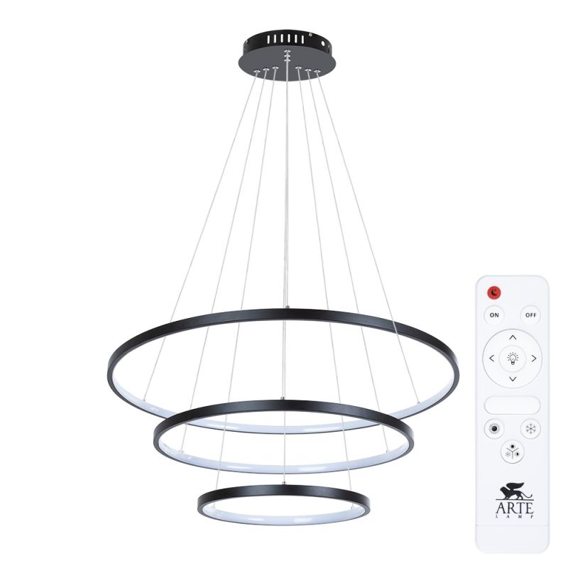 Подвесная люстра Arte Lamp FRODO A2197SP-3BK фото 1