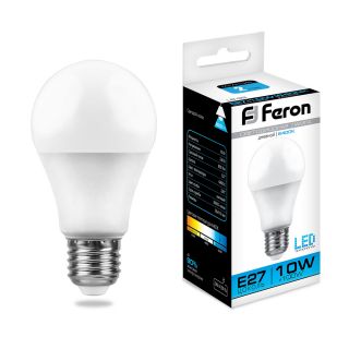 Лампа светодиодная Feron E27 10W 6400K 25459