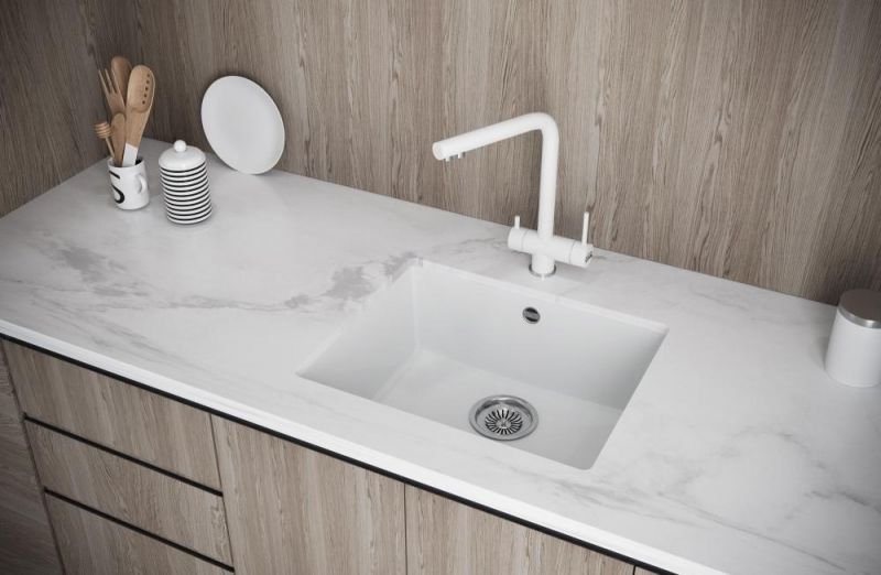 Кухонная мойка KuchenStern UNDER 60 101WH10 Белый WH фото 2