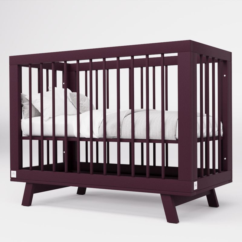 Кроватка для новорожденного Lillaland Aria Italian Plum сливовая Lil-I-1.7 фото 4