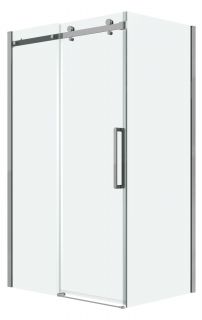 Душевой уголок Grossman Classic 120.K33.04.1110.10.00, 110х100 см, профиль хром, стекло прозрачное