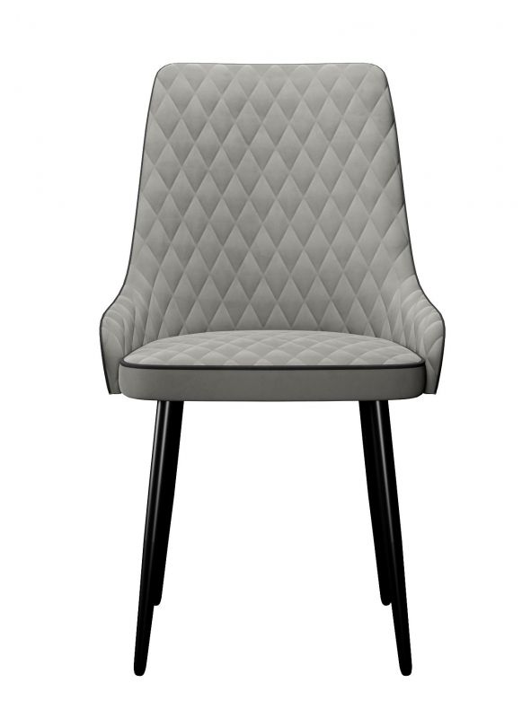 Стул DikLine 305 B22 GREY /ножки черные Фабрика Мебели ДИК BD-2396659