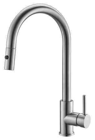 Смеситель для кухни BelBagno BB-LAM31B-IN сатин фото 1