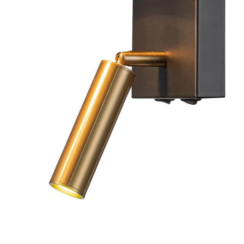 Настенный светильник Escada Comfy 589/1A E14*40W Black/Brass